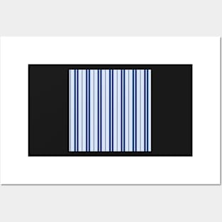 Blue Stripes Posters and Art